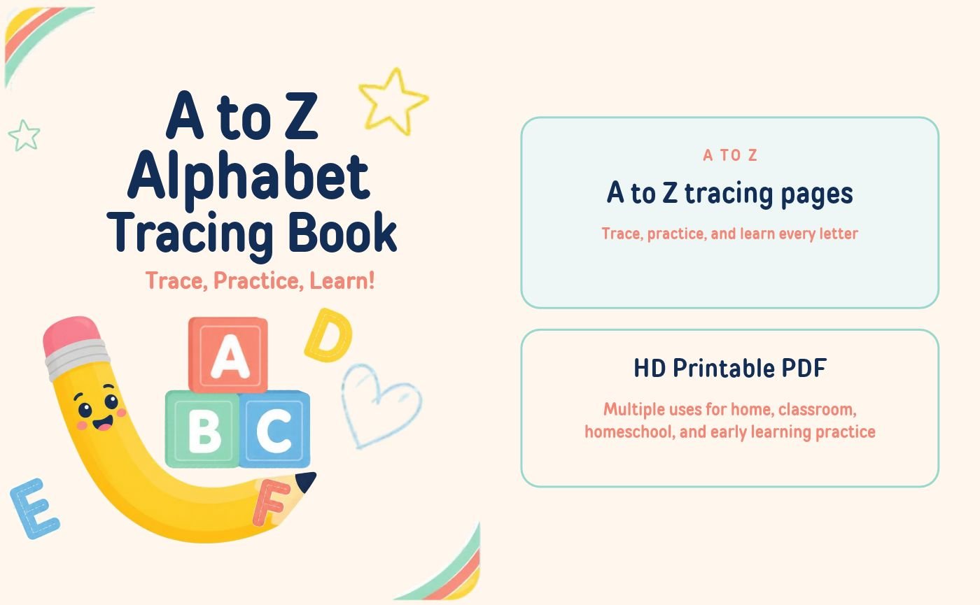 ABC Letter Tracing Workbook for Kids: